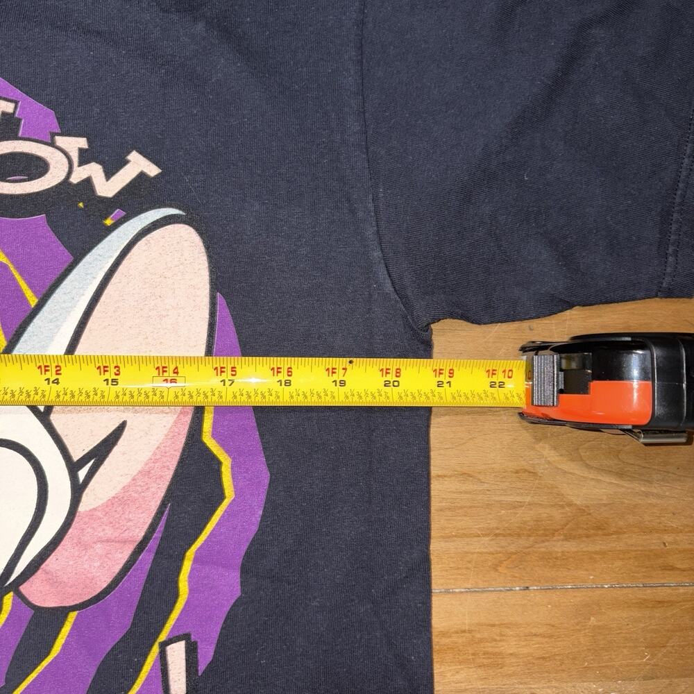 Vintage 90's Pinky and the Brain Mind Slave Cartoon Graphic Tee SZ L Promo Rare - Picture 9 of 9